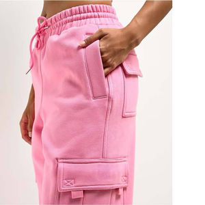 Pantalones Cargo Personalizados al por Mayor con Logotipo para Mujer, Jeans Cargo Personalizados con Logotipo para Mujer - Product Image 6
