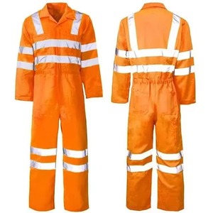 Combinaison de travail en polyester respirante, réfléchissante, haute visibilité, coupe-vent, grande taille, anti-rétrécissement - Product Image 6