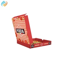 Individuell Bedruckte Wellpappe-Verpackung Personalisierte Pizzabox mit Farbigem Logo