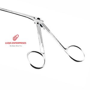 Pinza Nasal Angulada para Perforación y Corte, 2.0 mm x 10.0 mm, Instrumento Quirúrgico ORL de Acero Inoxidable - Product Image 3