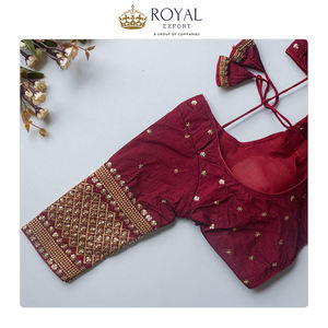 ราคาตลาดที่ดีที่สุดสำหรับสินค้าลดราคาพิเศษ เสื้อปักลายวิชิตร้าผ้าไหมสวยงาม ดีไซน์สวย งานปักมือประณีต พร้อมงานปักดิ้นทอง - Product Image 3