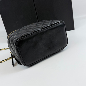 Bolsos de mujer de cuero genuino de lujo y alta calidad con cremallera, bolso cruzado de hombro, bolso de mano tipo clutch, bolsos de maquillaje con espejo - Product Image 3