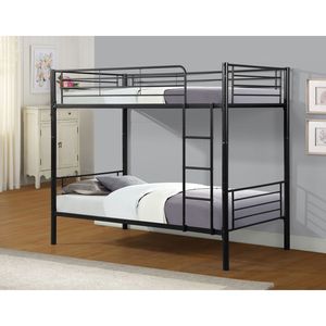 Letto a Castello Twin XL Sopra Queen per Bambini, Ideale per Pernottamenti tra Fratelli - Product Image 1