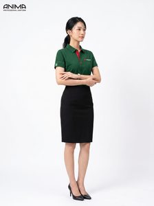 ANIMA VPBank Camiseta de algodón para mujer, informal, transpirable, de manga corta - Product Image 3