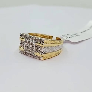 Elegante Anillo de Diamantes Naturales en Oro Amarillo de 14K, Certificado IGI, Claridad GH SI, Color G, Corte Brillante, Chapado en Rodio, Joyería Fina - Product Image 4