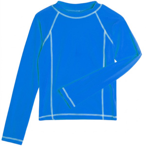 Maillot de bain à manches longues pour enfants, imprimé sur mesure, protection UV UPF50+, séchage rapide, rashguard pour jeunes, vêtements aquatiques pour enfants OEM - Product Image 1