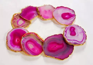 Wholesale Natural Crystal and Gemstone <b>Agate</b> <b>Coaster</b> for Home Decoration Restaurant Hotel Wedding and Gift Furniture Design - Product Image 3