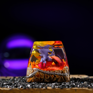 Teclas Artesanales Bosque Místico, Teclas Artesanales Personalizadas, Teclas Anime Lindas, Teclas Verdes, Juego de Teclas, Teclas de Madera - Product Image 2