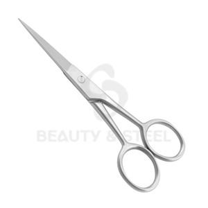 Professional Straight Cuticle Scissors with Needle-Sharp Tips and <b>Sandblasted</b> Matte Finish for Precision Care - Product Image 1