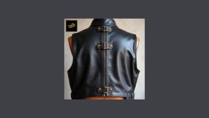 เสื้อกั๊กหนังแท้สีดำสำหรับผู้ชาย ทำมือ เป็นมิตรกับสิ่งแวดล้อม ระบายอากาศได้ดี สไตล์คาวบอย ไบค์เกอร์ สำหรับฤดูหนาว คุณภาพพรีเมียม ระดับแชมป์ตะวันตก - Product Image 6