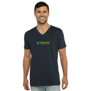 T-shirt pour homme à col en V, tissu doux de qualité supérieure, manches courtes, usage quotidien, fabricant OEM ODM personnalisé - Product Image 1