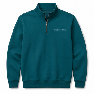 100% Cotton Men's Winter Casual Hoodies Oversized Drop Shoulder Long Sleeves Embroidered <b>Fleece</b> <b>Zipper</b> Design - Product Image 3