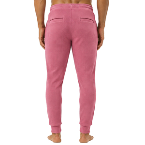 Custom Waffle Knit Trousers for <b>Men</b> <b>Slim</b> <b>Fit</b> Casual Textured <b>Joggers</b> Elastic Waist Drawstring Lightweight Daily Bottoms <b>Mens</b> - Product Image 4