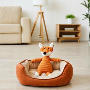 Yommy-PeluZoo 28*20CM Jouet pour chien, jouet interactif en fourrure pour amis à quatre pattes, doux et anti-morsure pour jouer et mâcher - Product Image 4