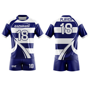 OEM ODM Rugby Uniform Custom Rugby Jersey And <b>Shorts</b> For Professional Clubs Schools Universities Sports Teams Wholesale Custom - Product Image 3