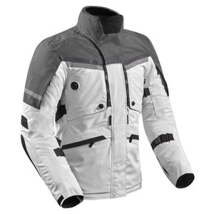Custom Logo <b>Biker</b> Riding Men's <b>Jackets</b> Motocross Protective Gear High Quality Full Sleeve Color-Blocked Gray White All Seasons - Product Image 1