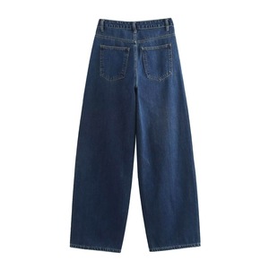 Pantalones Vaqueros de Mezclilla para Mujer de Cintura Alta y Pierna Ancha, Lavados, de Moda - ¡Gran Oferta! - Product Image 3