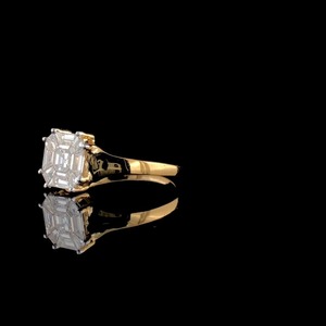New Collection <b>Cushion</b> Cut Lab Created Diamond Engagement <b>Ring</b> 14K Solid Gold IGI Certified VVS+ Clarity Minimalist Hecza Jewels - Product Image 4