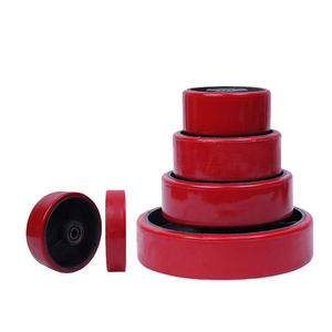 Alta calidad Nylon/ PP/PU Durable Venta al por mayor Carretilla elevadora Repuestos 50 60 70 80 90 95 100mm Ruedas de transpaleta - Product Image 6