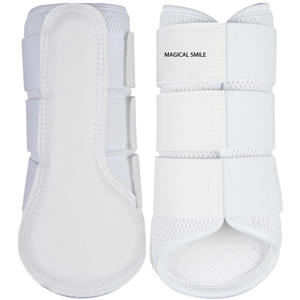 Botas de protección para caballos de alta calidad, transpirables, sin acumulación de calor gracias a la tela de malla 3D, lavables a máquina a 30 grados. - Product Image 1