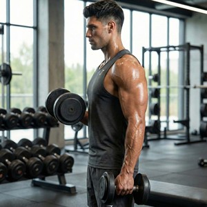 FIFOSPORTS Camiseta de Gimnasio Personalizada con Logotipo para Hombre, 100% Algodón Ecológico de Secado Rápido, Camiseta Deportiva para Entrenamiento Muscular, Venta al Por Mayor, OEM - Product Image 4