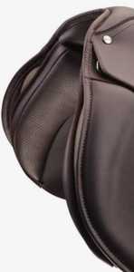 Selle de course professionnelle personnalisée en cuir synthétique souple de qualité supérieure, avec arceau en bois et quincaillerie en laiton, confortable - Product Image 2