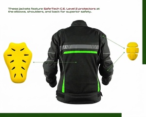 Vestes de moto d'aventure haut de gamme les plus vendues pour les commandes en gros – Blousons de course coupe-vent à manches longues pour motard - Product Image 5