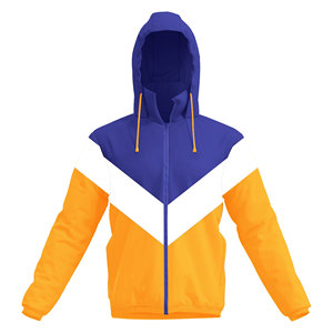 Custom Waterproof Hooded <b>Wind</b> <b>Breaker</b> Casual Men's Windbreaker Jackets New Style Zipper Lightweight Outdoor Windproof Breathable - Product Image 1