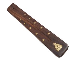 Caja de Incienso de Madera Vintage, Hecha a Mano en India, con Recolector de Ceniza, Precio de Exportación - Product Image 5