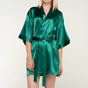 Robe de client imperméable pour SPA, coiffure, logo personnalisé, robes kimono, salon de beauté - Product Image 3