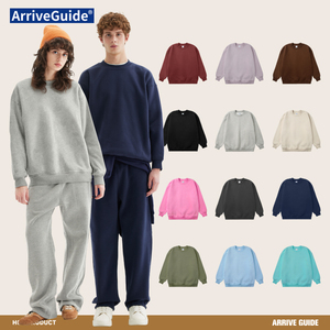 Unisex <b>Navy</b> Blue Crew Neck Pullover <b>Sweatshirt</b> Regular Fit Knitted 100% Cotton Casual Solid Winter Wear Fiy Humble Sportwear - Product Image 5