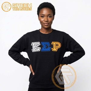 Pull-over personnalisé de haute qualité pour femmes Sigma Gamma Rho, en coton molletonné écologique, broderie sur le devant, pour l'automne et l'hiver - Product Image 4