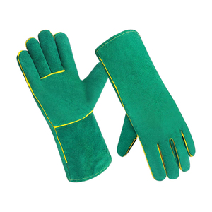 ถุงมือเชื่อมงานหนัก ถุงมือทำงานอุตสาหกรรมขายดี ป้องกันอุณหภูมิสูง ขายส่ง - Product Image 6