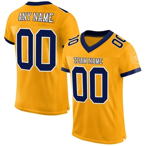 Vente en gros directe OMMIZ INDUSTRY Maillot de football authentique personnalisé en maille verte et or-blanc - Product Image 5