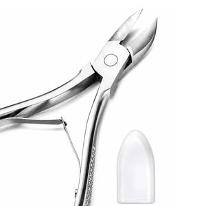 Professional New Design Stainless Steel <b>Nail</b> <b>Clipper</b> 15mm Bevel Jaw Curved Blade Sharp Tip <b>for</b> Finger Adult Use <b>Thick</b> <b>Nails</b> - Product Image 5