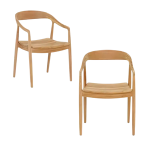 Chaise de salle à manger en teck avec bras chaise en bois pour salle à manger utiliser meilleure qualité en gros - Product Image 6