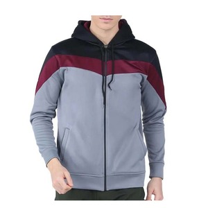 Custom Knitted 100%Cotton <b>Zip</b> <b>up</b> Hooded Oversized Heavy Weight 380GSM Streetwear Cotton High Quality Blank Zipper Men's Hoodies - Product Image 1