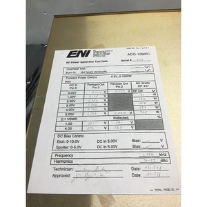 GENERADOR DE RF ENI ACG-10-01 REV B, 115089 - Equipo y Piezas de Semiconductores de Confianza de Marca Global - Product Image 5