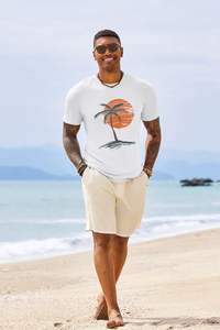 Camiseta de Hombre de Algodón Tejido de Alta Calidad, Suave, Cómoda, Transpirable, Ecológica, de Secado Rápido, Suministro al por Mayor, OEM, ODM - Product Image 5