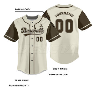 Solid Color Bulk Baseball Jersey Training Wear Baseball Jersey Wholesale Baseball Jersey For Unisex - Product Image 5