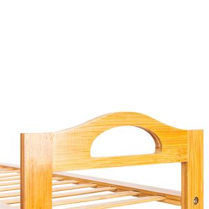 Scarpiera in bambù a 12 ripiani e 4 livelli, salvaspazio, colore legno, mobile per la casa per riporre le scarpe - Product Image 6