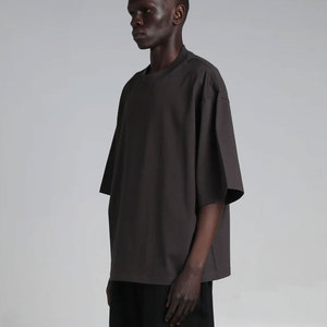 T-shirt Homme 2026 Oversize Col Rond Manches Courtes Uni Shaka Wear Max Heavyweight – Idéal pour l'été et les vacances - Product Image 3