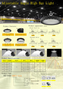 Luminaire LED professionnel pour plafonds hauts, résistant aux chocs et à la poussière, idéal pour les supermarchés et les hangars - Product Image 4