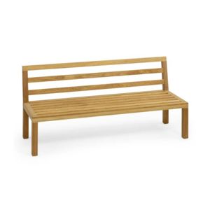 Minimalist Solid Teak Wood Outdoor Chair with Tapered <b>Legs</b> Comfortable Durable Garden Furniture Waterproof Eco-Friendly - Product Image 1