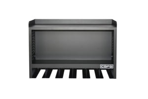 CSPS Matte Black 76.5x30x50cm Wall Mounted Tool <b>Cabinet</b> Powder Coated Steel <b>Garage</b> Storage Pegboard OEM ODM - Product Image 3