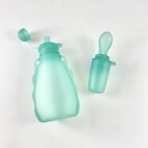 Pochettes en silicone réutilisables pour aliments pour bébés, pochettes à presser pour purée, cuillère d'alimentation pour tout-petits, conteneur de stockage alimentaire rechargeable pour nourrissons - Product Image 4