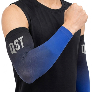 Custom <b>Compression</b> <b>Arm</b> <b>Sleeves</b> Breathable UV Protection Sports <b>Sleeves</b> for Basketball Running Custom Logo OEM - Product Image 6
