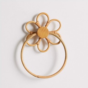 Porta toallas de mano para baño, de ratán de alta calidad, anillo para colgar toallas, el precio más bajo, colgadores para bufandas. - Product Image 4