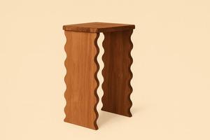 Modern Square Wooden Nightstand – Small <b>Bedside</b> <b>Table</b> for Bedroom, <b>Minimalist</b> Night <b>Table</b> 2. Premium Style: - Product Image 4