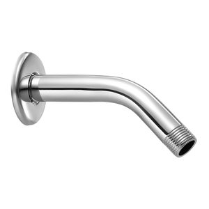"6-Inch Wall-Mounted Stainless Steel <b>Shower</b> Head Arm Extender Chrome Finish PTFE Tape for G1/2 <b>Shower</b> Room <b>Accessories</b>" - Product Image 5